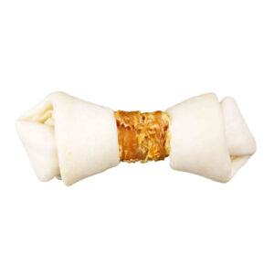 Denta Fun Knotted Chicken Chewing Bones 11 cm, 2 st./70 g