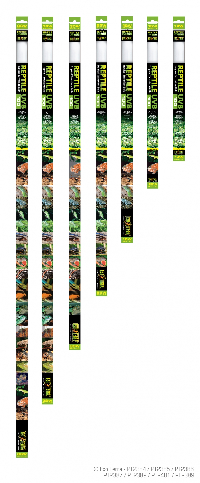 EX REPTILE UVB 100 T8 TROPICAL 15W - 45cm EX REPTILE UVB 100 T8 TROPICAL 15W - 45cm