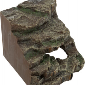 Hoekrots met schuilplaats en platform, regenwoud 19 x 16 x 18 cm