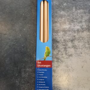 Set zitstokken, hout/kunststof, 45 cm/ø 10 & 12 mm