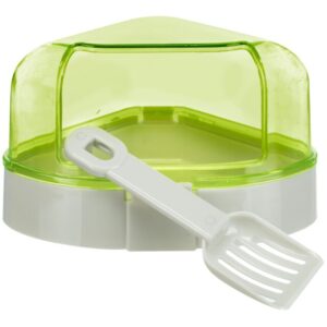 Hoektoilet met dak 14 x 8 x 11/11 cm