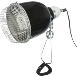Reflector klemlamp met beschermrooster 14 x 19cm 150w