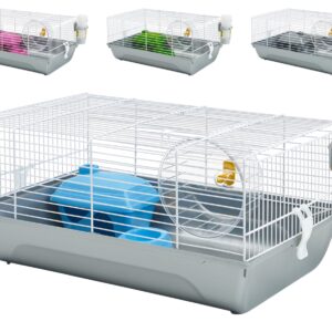 Hamsterkooi Home Martha wit/grijs 46,5x29,5x21cm