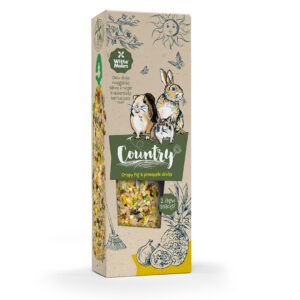 Country knaagsticks vijg & ananas 110 gram