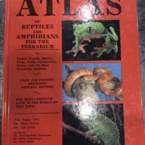 The complete illustrated atlas of reptiles and amphibians for terrarium Fritz Jurgen obst.Dr Klaus Richter.Dr.Udo Jacob