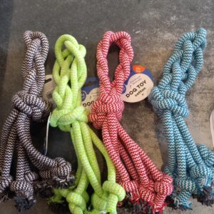 Scooby Touw Knoop Met Lus 30,5cm gemengde kleuren