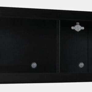 HABISTAT VIVARIUM 122 X D61 X 61CM ZWART