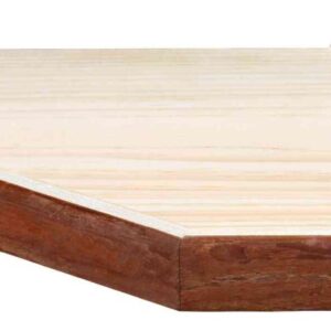 Hoekschuilplaats/ligplaats, konijnen, schorshout 33 ? 33 cm