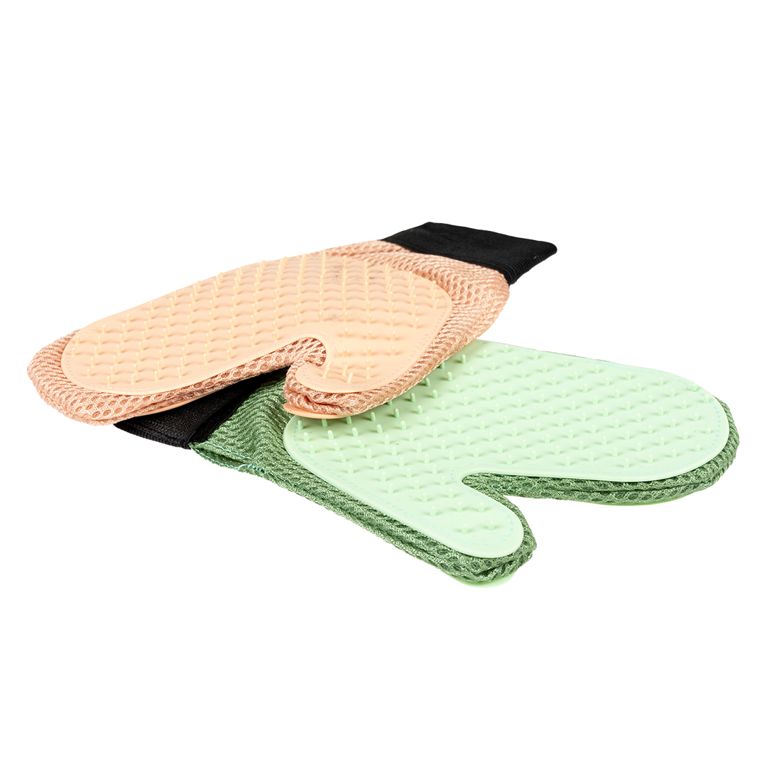 Duo verzorgingshandschoen Duo verzorgingshandschoen